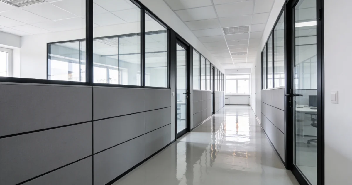 Drzwi i przeszklenia w przestrzeniach biurowych